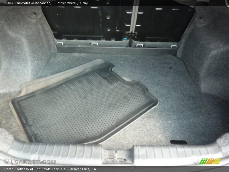 Summit White / Gray 2004 Chevrolet Aveo Sedan