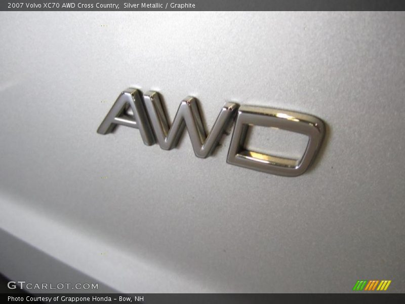Silver Metallic / Graphite 2007 Volvo XC70 AWD Cross Country