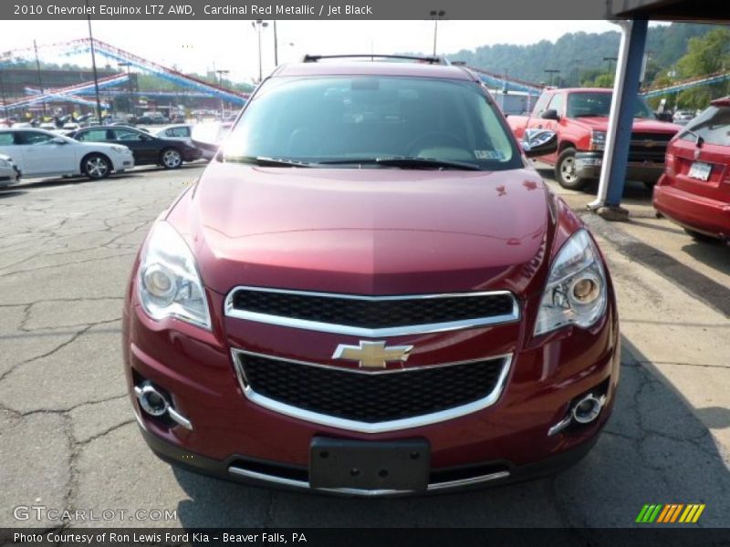 Cardinal Red Metallic / Jet Black 2010 Chevrolet Equinox LTZ AWD