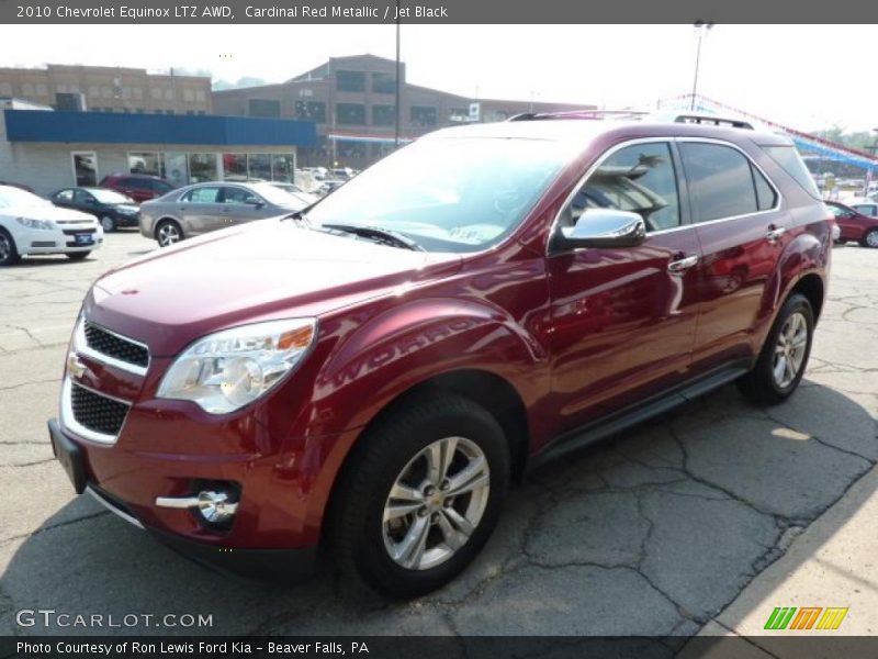 Cardinal Red Metallic / Jet Black 2010 Chevrolet Equinox LTZ AWD