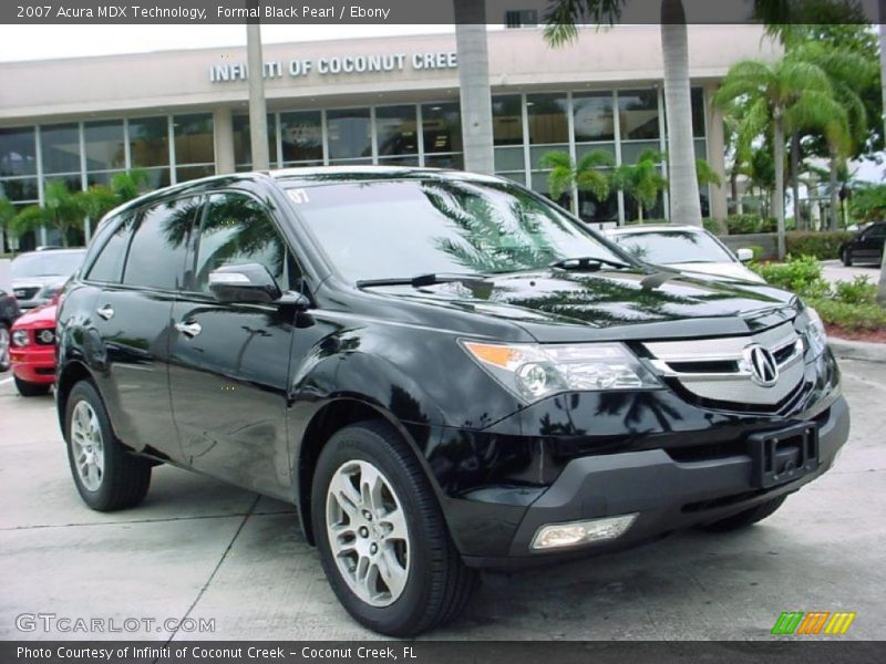 Formal Black Pearl / Ebony 2007 Acura MDX Technology