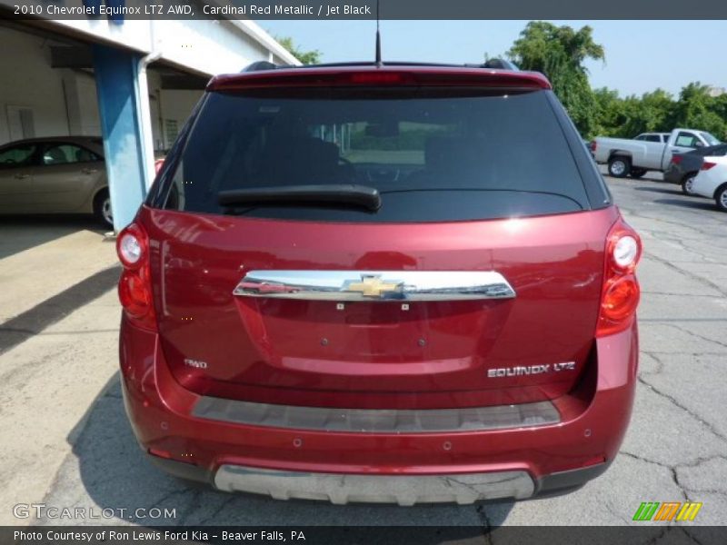 Cardinal Red Metallic / Jet Black 2010 Chevrolet Equinox LTZ AWD