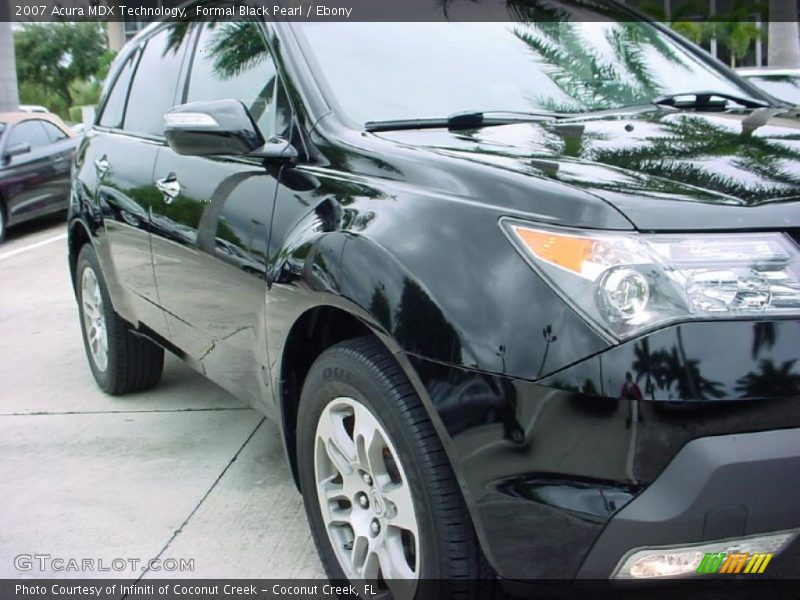 Formal Black Pearl / Ebony 2007 Acura MDX Technology