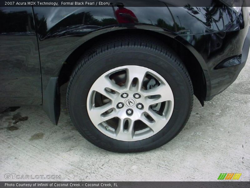 Formal Black Pearl / Ebony 2007 Acura MDX Technology