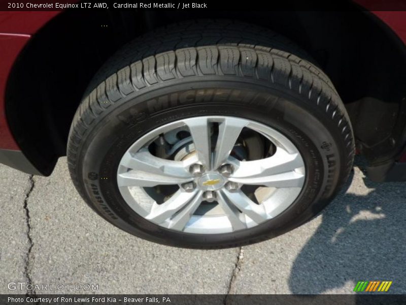Cardinal Red Metallic / Jet Black 2010 Chevrolet Equinox LTZ AWD