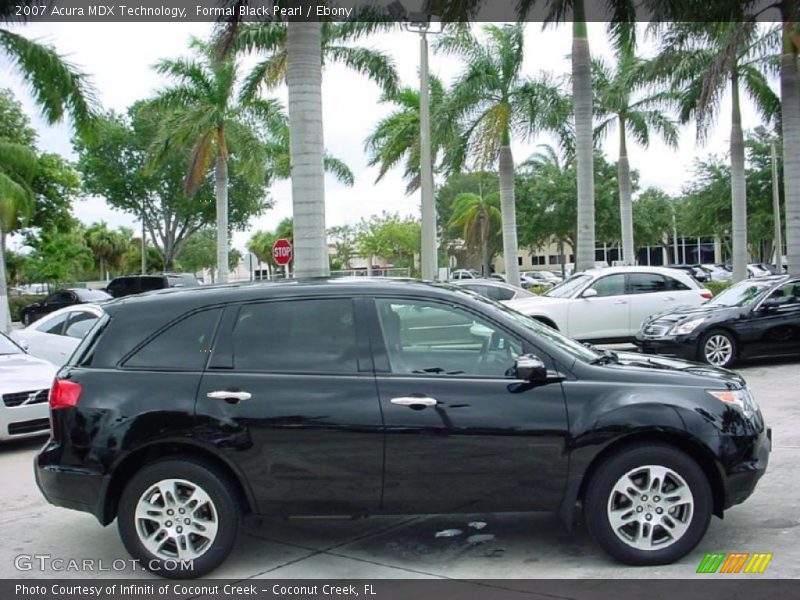 Formal Black Pearl / Ebony 2007 Acura MDX Technology