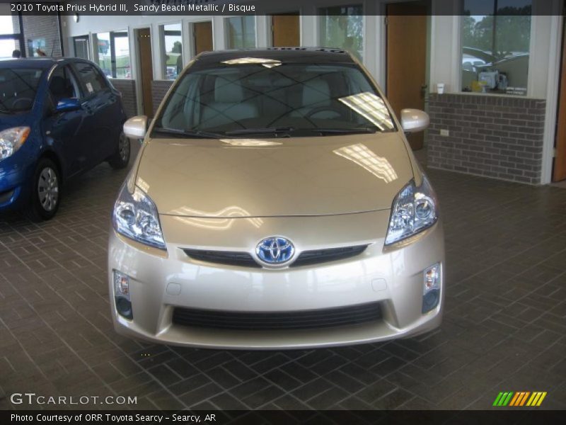 Sandy Beach Metallic / Bisque 2010 Toyota Prius Hybrid III