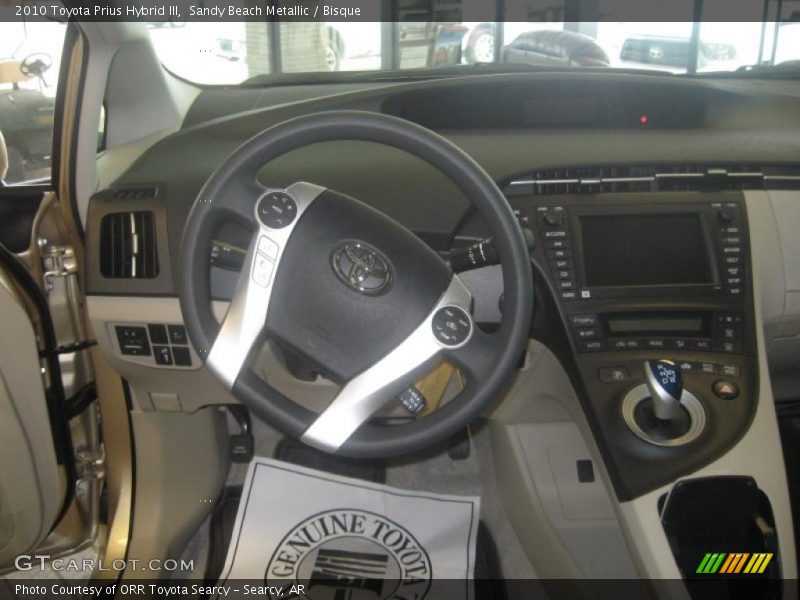 Sandy Beach Metallic / Bisque 2010 Toyota Prius Hybrid III