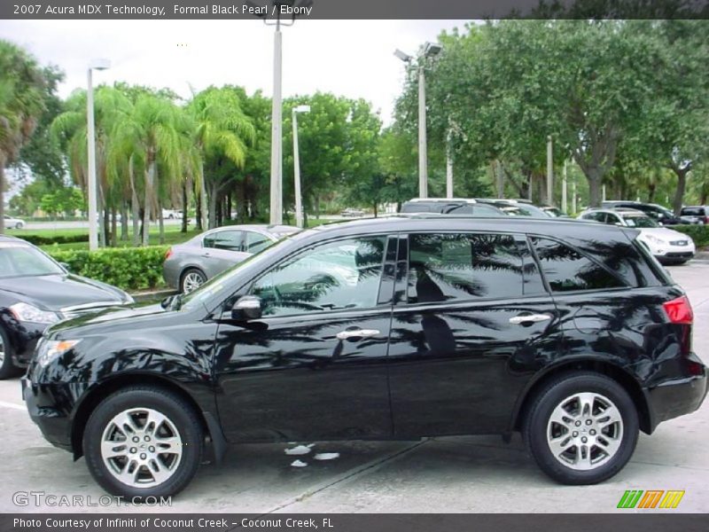 Formal Black Pearl / Ebony 2007 Acura MDX Technology
