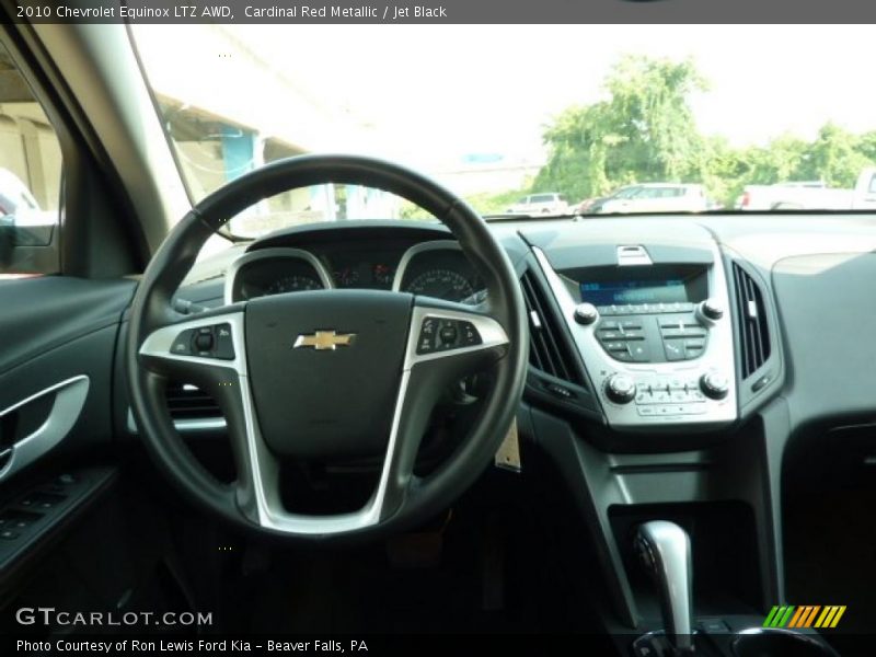 Cardinal Red Metallic / Jet Black 2010 Chevrolet Equinox LTZ AWD
