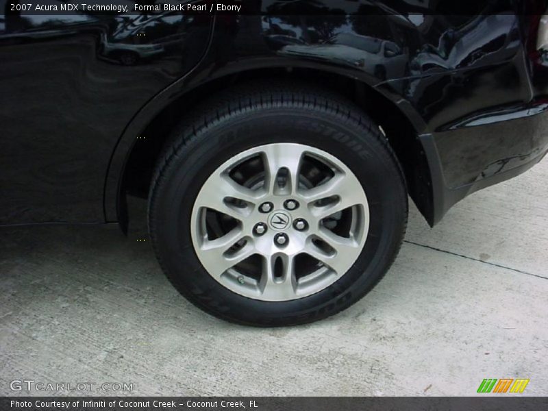 Formal Black Pearl / Ebony 2007 Acura MDX Technology