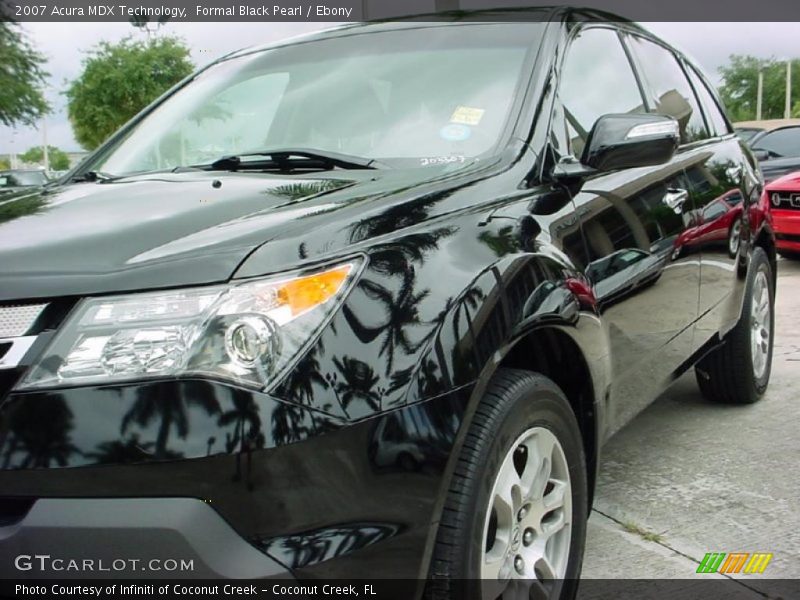 Formal Black Pearl / Ebony 2007 Acura MDX Technology