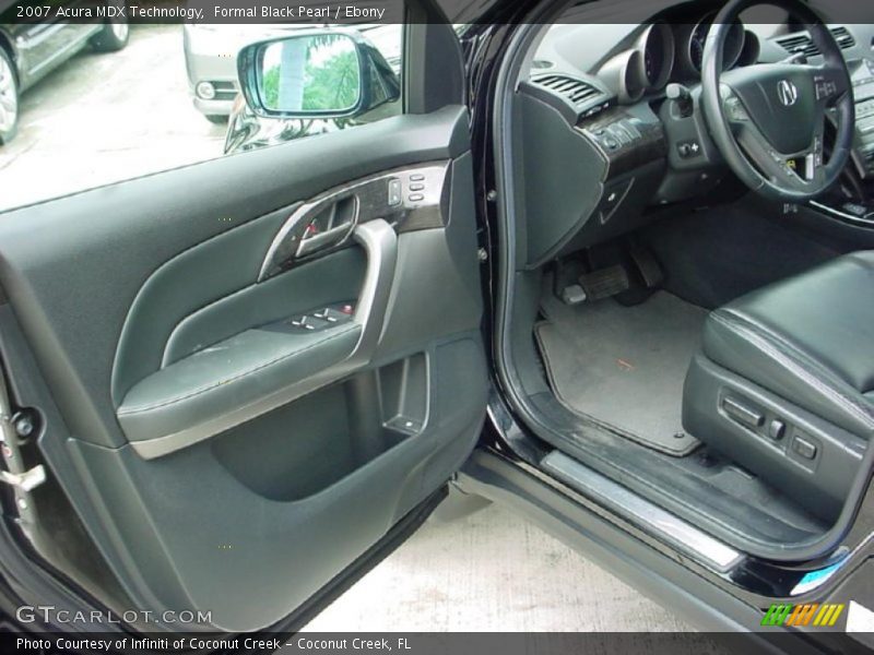 Formal Black Pearl / Ebony 2007 Acura MDX Technology