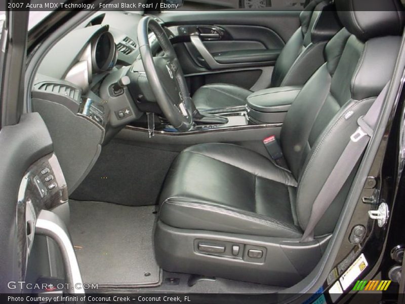 Formal Black Pearl / Ebony 2007 Acura MDX Technology