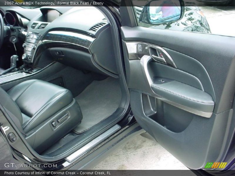 Formal Black Pearl / Ebony 2007 Acura MDX Technology