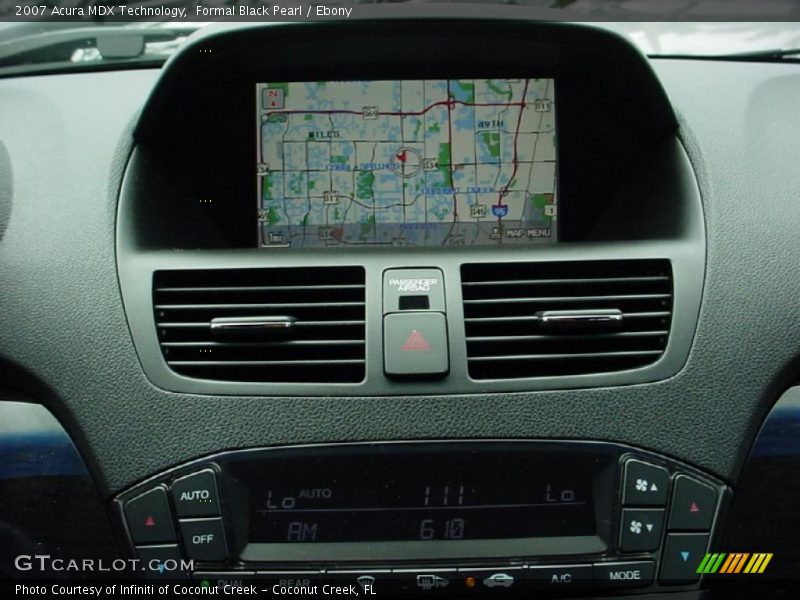 Formal Black Pearl / Ebony 2007 Acura MDX Technology