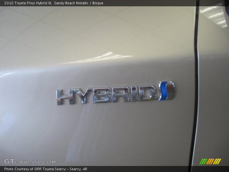 Sandy Beach Metallic / Bisque 2010 Toyota Prius Hybrid III