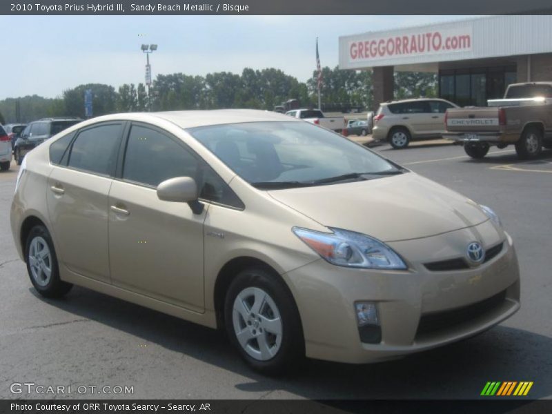 Sandy Beach Metallic / Bisque 2010 Toyota Prius Hybrid III