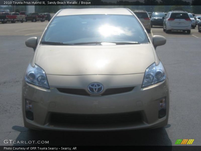 Sandy Beach Metallic / Bisque 2010 Toyota Prius Hybrid III