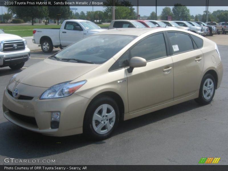 Sandy Beach Metallic / Bisque 2010 Toyota Prius Hybrid III