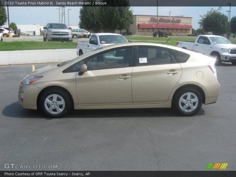 Sandy Beach Metallic / Bisque 2010 Toyota Prius Hybrid III