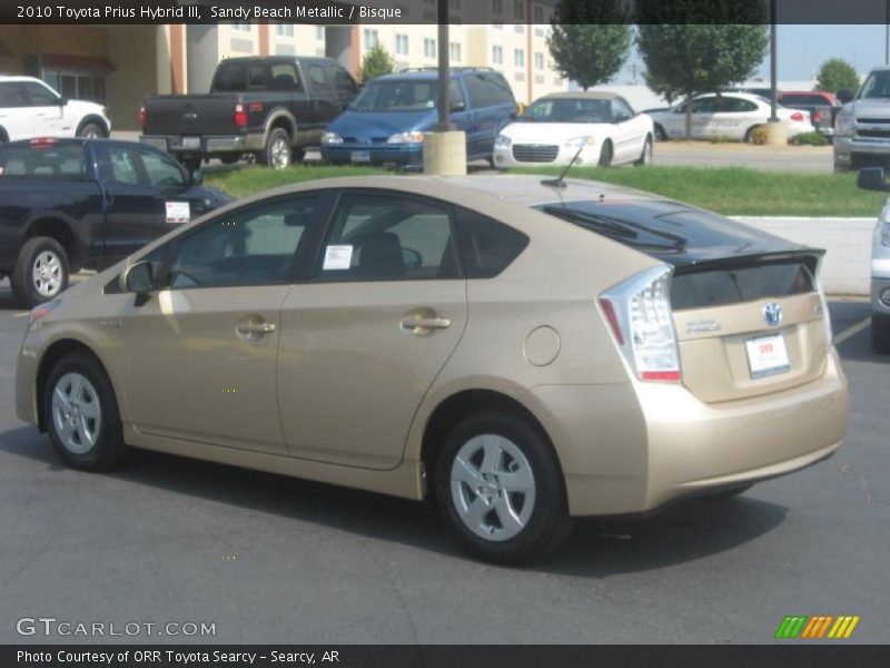 Sandy Beach Metallic / Bisque 2010 Toyota Prius Hybrid III