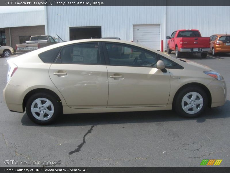 Sandy Beach Metallic / Bisque 2010 Toyota Prius Hybrid III