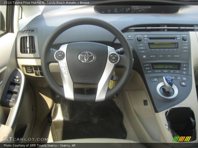 Sandy Beach Metallic / Bisque 2010 Toyota Prius Hybrid III
