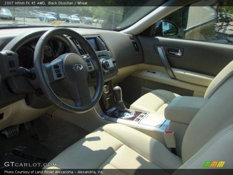 Black Obsidian / Wheat 2007 Infiniti FX 45 AWD