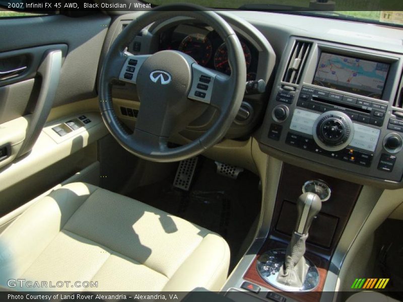 Black Obsidian / Wheat 2007 Infiniti FX 45 AWD