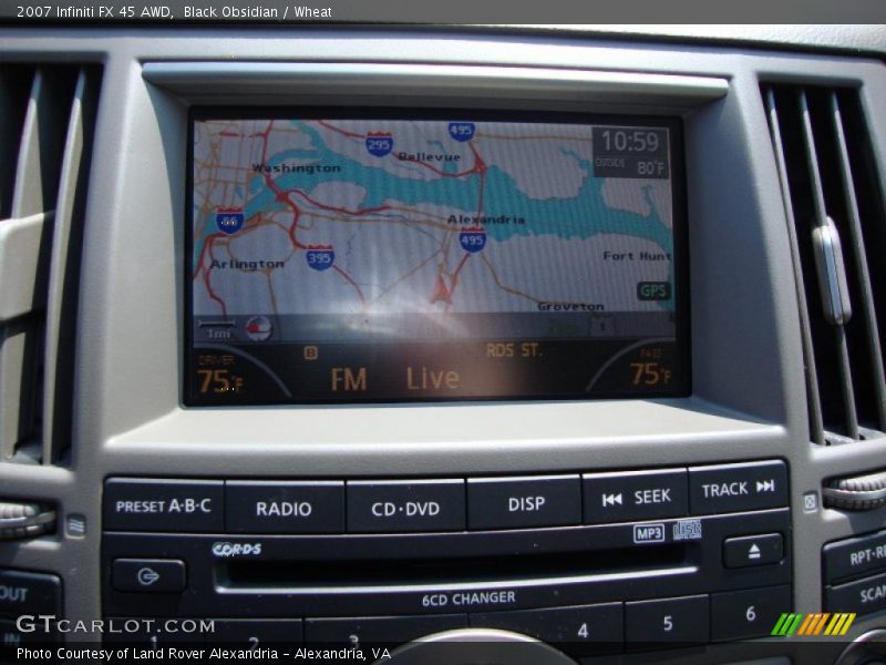 Black Obsidian / Wheat 2007 Infiniti FX 45 AWD