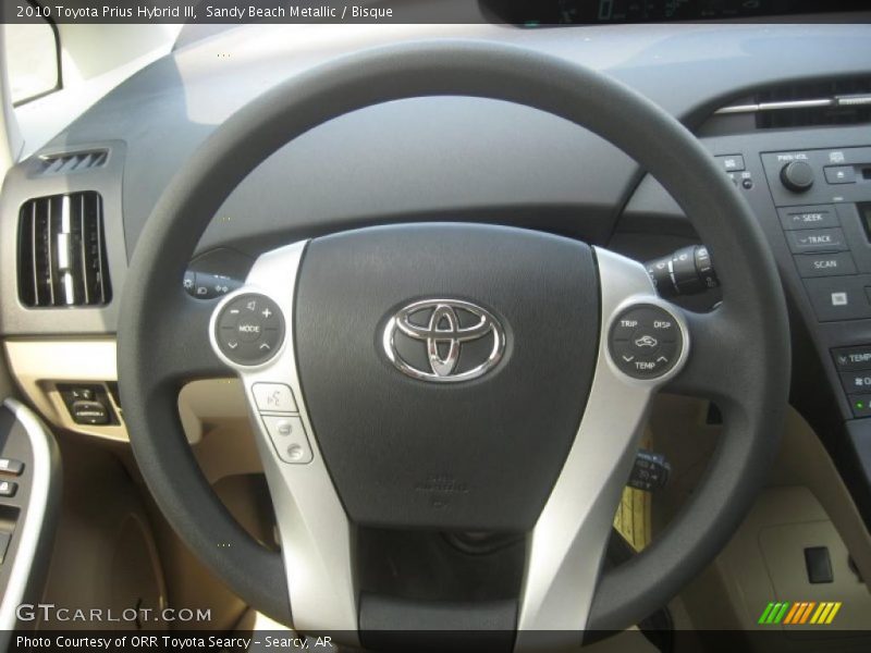 Sandy Beach Metallic / Bisque 2010 Toyota Prius Hybrid III