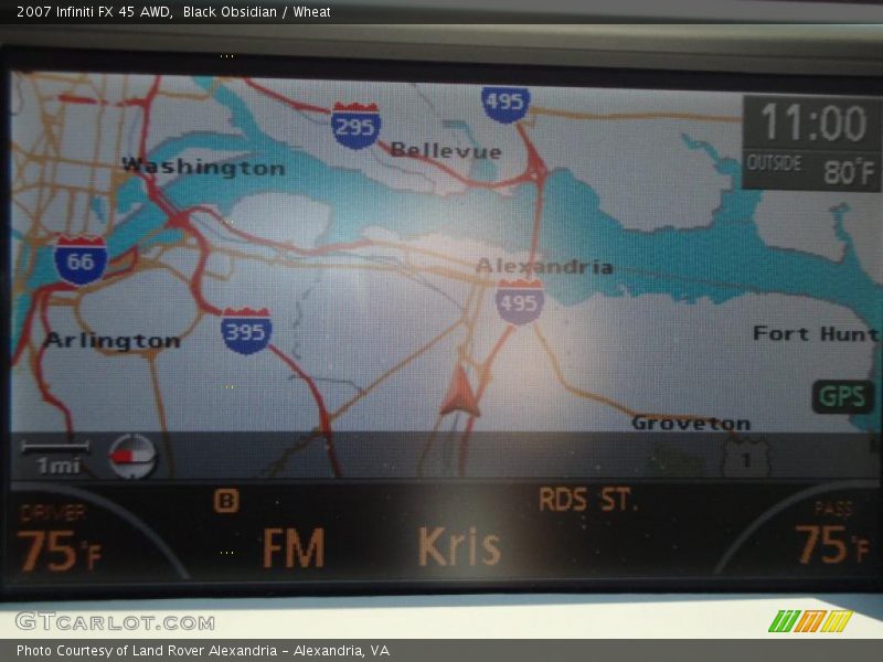 Black Obsidian / Wheat 2007 Infiniti FX 45 AWD