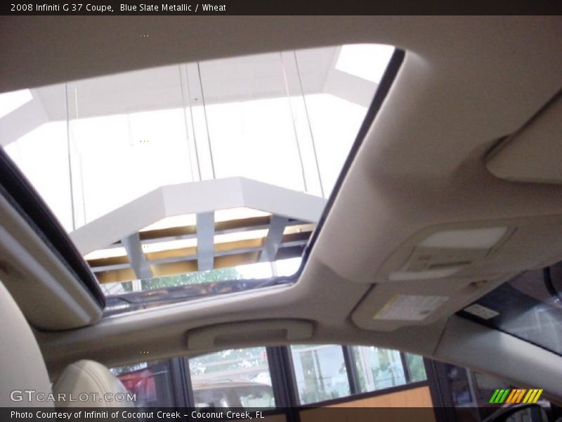 Blue Slate Metallic / Wheat 2008 Infiniti G 37 Coupe