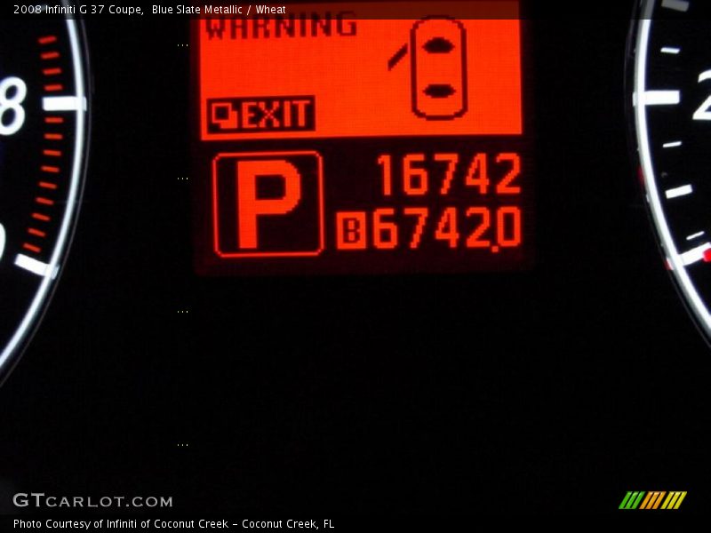 Blue Slate Metallic / Wheat 2008 Infiniti G 37 Coupe