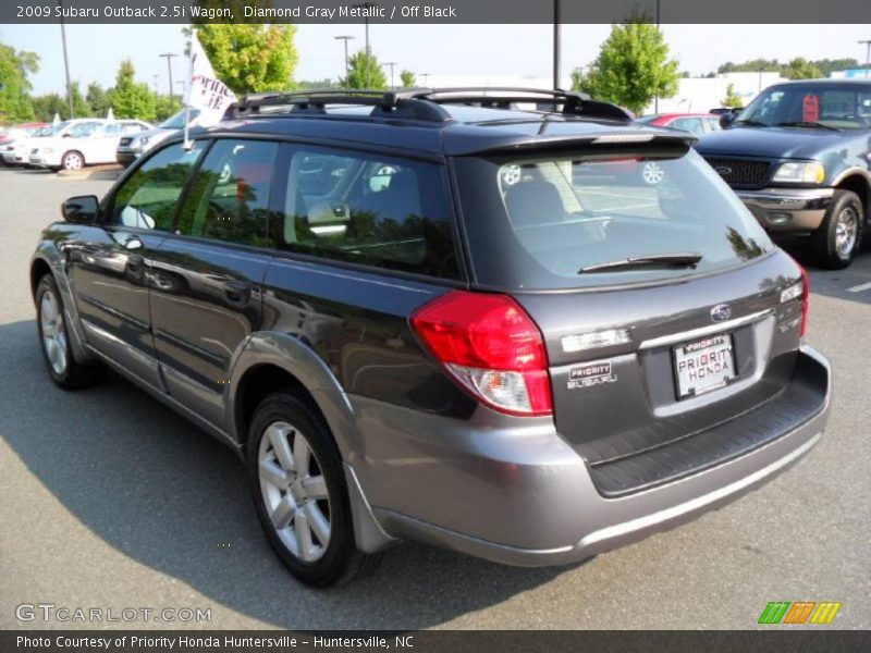 Diamond Gray Metallic / Off Black 2009 Subaru Outback 2.5i Wagon