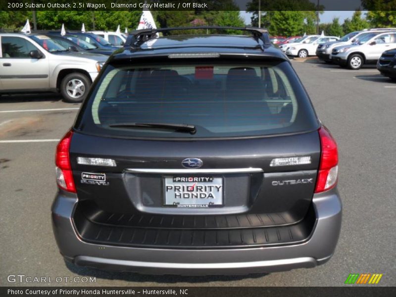 Diamond Gray Metallic / Off Black 2009 Subaru Outback 2.5i Wagon