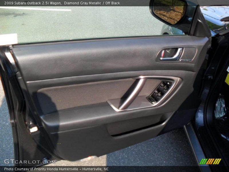 Diamond Gray Metallic / Off Black 2009 Subaru Outback 2.5i Wagon