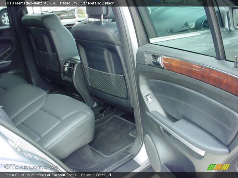 Palladium Silver Metallic / Black 2010 Mercedes-Benz ML 350