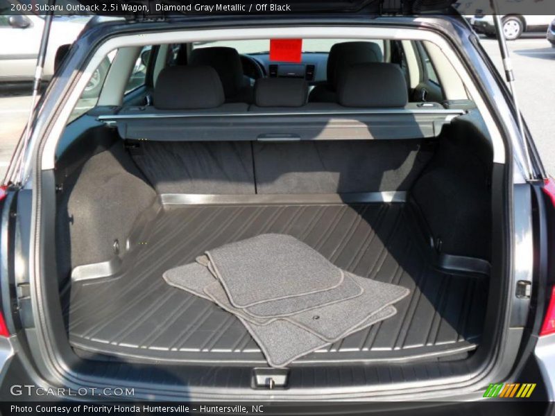 Diamond Gray Metallic / Off Black 2009 Subaru Outback 2.5i Wagon