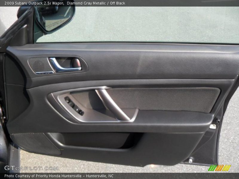 Diamond Gray Metallic / Off Black 2009 Subaru Outback 2.5i Wagon