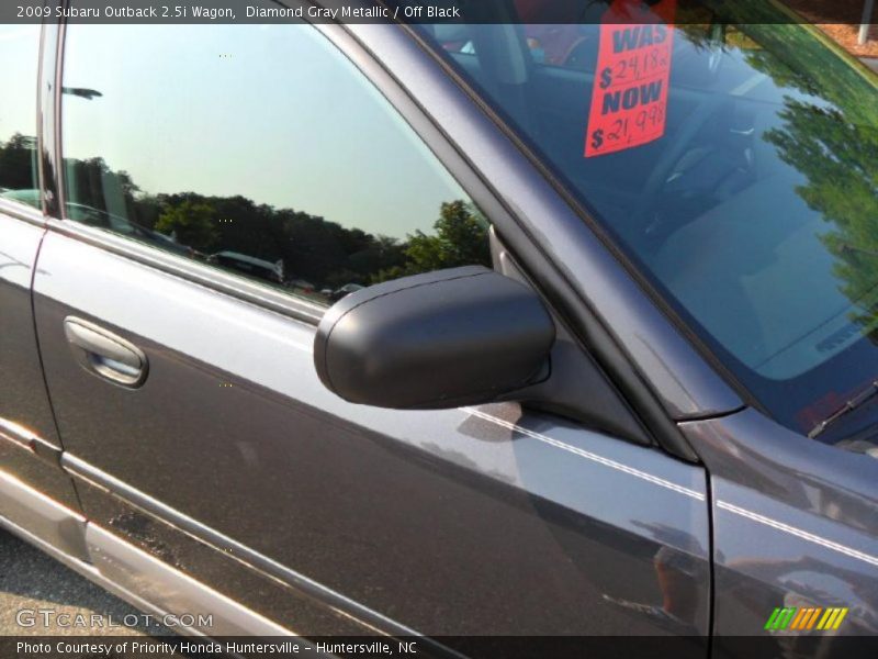 Diamond Gray Metallic / Off Black 2009 Subaru Outback 2.5i Wagon
