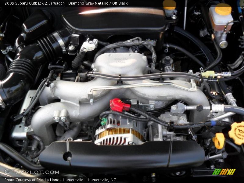 Diamond Gray Metallic / Off Black 2009 Subaru Outback 2.5i Wagon