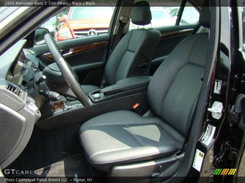 Black / Black 2009 Mercedes-Benz C 300 4Matic