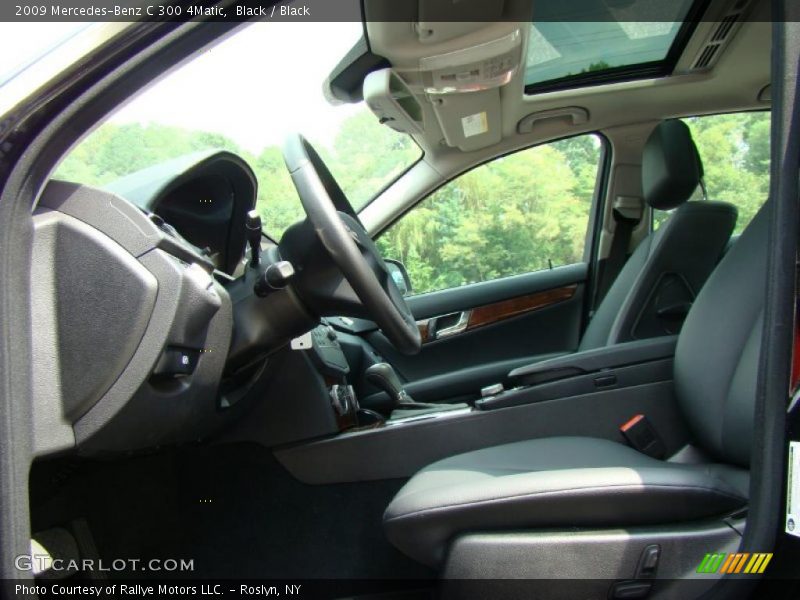Black / Black 2009 Mercedes-Benz C 300 4Matic
