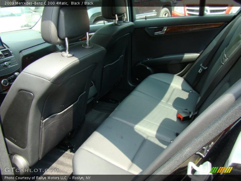 Black / Black 2009 Mercedes-Benz C 300 4Matic