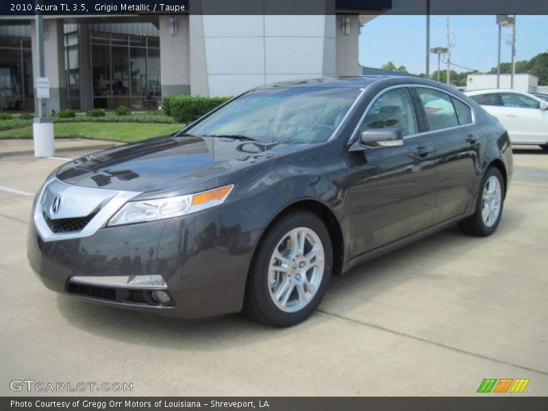 Grigio Metallic / Taupe 2010 Acura TL 3.5