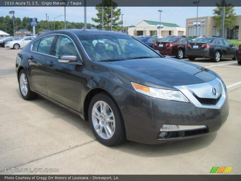 Grigio Metallic / Taupe 2010 Acura TL 3.5