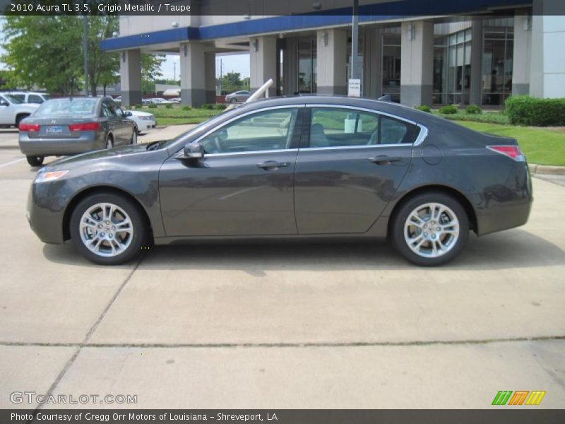 Grigio Metallic / Taupe 2010 Acura TL 3.5