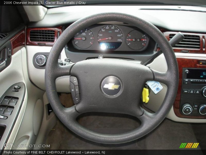 Glacier Blue Metallic / Gray 2006 Chevrolet Impala LS